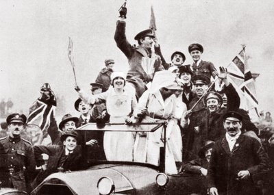 London Celebrates the Armistice, 1918 by English Photographer